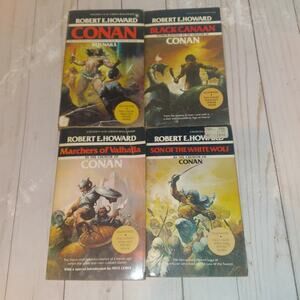 Robert E. Howard Lot Of 4 Vintage Paperback Books Berkeley Edition 1978